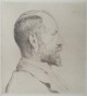 Hermann Struck - Bildnis des Marius Bauer. Original-Radierung (1913). verkocht voor € 35!