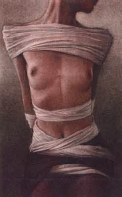 Willi Kissmer - Bindungen, erotische Radierung verkocht voor € 145!