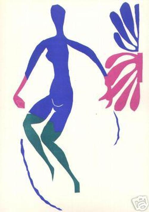 Henri Matisse - Blue Nude Nr. XII. Rarität. verkocht voor € 110!