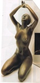 Arno Breker - Bronze &lt;Verliebtes Mädchen&gt;, 1979, sign. u. num. verkocht voor € 1775!