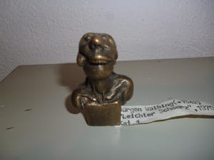 Jürgen Wölbing - Bronze, "leichter Schmerz", 1970 kopen? Bied vanaf 180!
