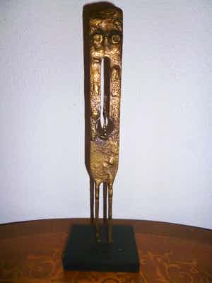 Herbert Press - Bronze, 1971 verkocht voor € 280!