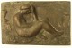 Fritz Viegener - Bronzerelief Liegender Akt verkocht voor € 100!