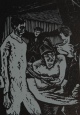 Christian Schad - Christian Schad. Holzschnitt von 1915. Handsigniert. verkocht voor € 280!