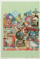 Eduardo Paolozzi - COLOR-THEORY EXPERIMENT, Farboffset von Collage, 1979, Auflage 300 verkocht voor € 199!