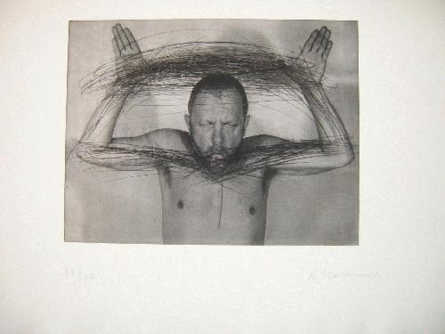 Arnulf Rainer - Darbringbietung - Hirsch oder Hase verkocht voor € 360!