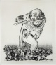 A. Paul Weber - Das alte Lied - Originallithographie handsigniert verkocht voor € 120!