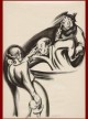 Theodor Klotz-Dürrenbach - Das GELD & der RECHTSBEISTAND - Handsignierte OriginalLithographie des WIENer SEZESSIONisten verkocht voor € 76!