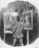 Honore Daumier - Das Selbstportrait verkocht voor € 55!