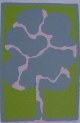 Alfonso Hüppi - Der Baum, Farb-Siebdruck 1968/69 verkocht voor € 80!