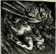 Ernst Barlach - Der Bischof - Original-Holzschnitt aus dem Jahr 1923 - TOP gerahmt verkocht voor € 100!
