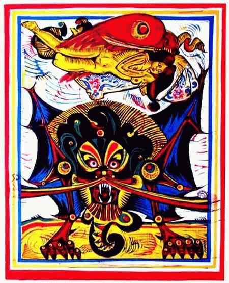 Arwed Gorella - - Der DRACHE - Original Vierfarben Linolschnitt des BERLINER Künstlers - 1967 kopen? Bied vanaf 30!