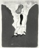 Karl Imhof - Der Frühling, Lithographie, 1966. verkocht voor € 40!