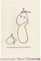 Hans Thiemann - Der LIEBESBRIEF - OriginalLithographie des BAUHAUS-Schülers v. KANDINSKY & Paul KLEE (a.d. Nachlass) verkocht voor € 36!