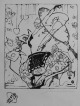 Arminius Hasemann - Der Sprung durch den Reif, Holzschnitt, signiert, 1920 verkocht voor € 90!