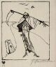 Arminius Hasemann - Der Tod auf der Landstraße, Holzschnitt um 1912/14 verkocht voor € 77!