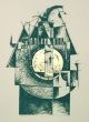 Walter Wahlstedt - DER WANDERZIRKUS, Holzschnitt 1921 sign. SELTEN! verkocht voor € 65!