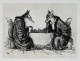 A. Paul Weber - Die beiden Anwälte - Originallithographie, handsigniert 196/368 verkocht voor € 160!