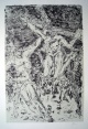 Fritz Cremer - Die Straße von Capua nach Rom (II), Lithografie 1986 verkocht voor € 52!