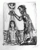 Otto Dix - Die Taufe Jesu, Lithographie 1960 verkocht voor € 1000!