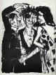 Otto Dix - Die VERSPOTTUNG - 1960 - OriginalLithographie des ENTARTETEN DADAisten der DRESDENer SEZESSION verkocht voor € 60!