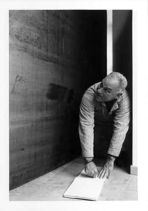 Dieter Schwerdtle - Dieter Schwerdtle- Porträt Richard Serra verkocht voor € 120!