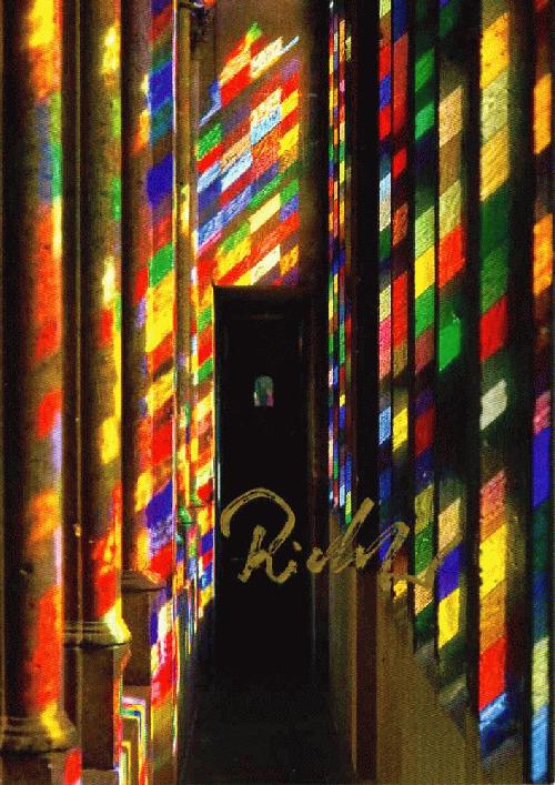 Gerhard Richter - Domfenster. KPK. Exklusive Signatur. Übergröße verkocht voor € 165!