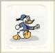 Walt Disney - Donald Duck. Originalradierung. verkocht voor € 100!
