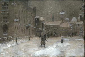 Edmund Fürst - Edmund Fürst Weihnachten Aquarell 1911, signiert kopen? Bied vanaf 300!