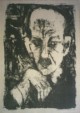 Ernst Ludwig Kirchner - E.L.Kirchner: Bildnis Carl Sternheim, 1916, Original-Lithographie verkocht voor € 325!