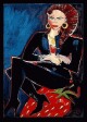 Elvira Bach - Elvira Bach: Woman on Strawberry verkocht voor € 1000!