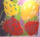 Elvira Bach - Erdbeeren Siebdruck Elvira Bach verkocht voor € 300!