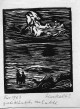 Erich Heckel - Erich Heckel: Am Meer, 1962, Original-Holzschnitt verkocht voor € 280!