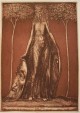 Ernst Fuchs - Ernst Fuchs: Flora Okuli, 1975, Original-Farbradierung verkocht voor € 60!