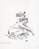 Oskar Kokoschka - Europa, handsignierte Lithografie, 1975 verkocht voor € 250!