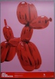 Jeff Koons - farbige Offsetlithografie (Ausstellungsplakat 2009), handsigniert, RARITÄT verkocht voor € 280!
