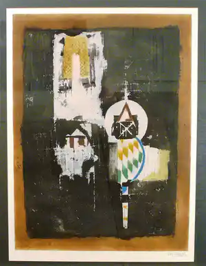 Jonny Friedländer - Farblitho. a. Eichebütten von 1979 verkocht voor € 50!
