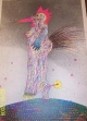 Bernhard Jäger - Farblithographie, 1980 verkocht voor € 40!