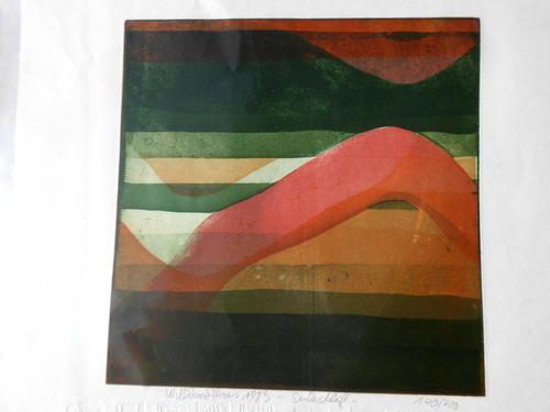 Willibrord Haas - Farbradierung verkocht voor € 60!