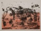 Emil Schumacher - Farbradierung von 1960 handsigniert verkocht voor € 500!