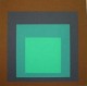 Josef Albers - Farbserigrafie, 1966, unsigniert, Edition Domberger, Blatt:30x30cm, Bild:25x25cm verkocht voor € 45!