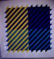 Anton Stankowski - Farbserigrafie, 1972, Bild: 50x50cm, Blatt: 60x60cm, num.: 15/130, signiert und datiert verkocht voor € 95!