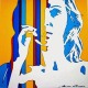 Werner Berges - Farbserigrafie, 1973, signiert, Blatt und Bild 42 x 41,5 cm verkocht voor € 300!