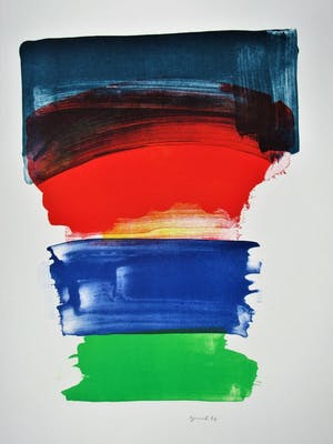 Jerry Zeniuk - Ohne Titel, 1996, Farbserigrafie, signiert kopen? Bied vanaf 190!