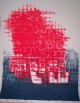 Theo Kerg - Farbserigraphie mit Prägung verkocht voor € 50!