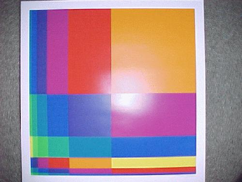 Richard Paul Lohse - Farbsiebdruck, ohne Titel verkocht voor € 300!