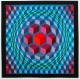 Victor Vasarely - Faroffset von 1971 CHEYT-MC-4 verkocht voor € 40!