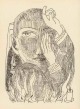Max Beckmann - FAUST GROSSARTIG - OriginalHolzstich - 1957 mit dem Prägestempel der BlattNummer (8) verkocht voor € 135!