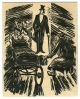 Ernst Barlach - FEINER HERR & KINDERWAGEN - 1922 - OriginalHolzschnitt aus der Holzschnittfolge Der FINDLING verkocht voor € 65!