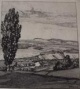 Felix Hollenberg - Felix Hollenberg Signierte Radierung verkocht voor € 160!